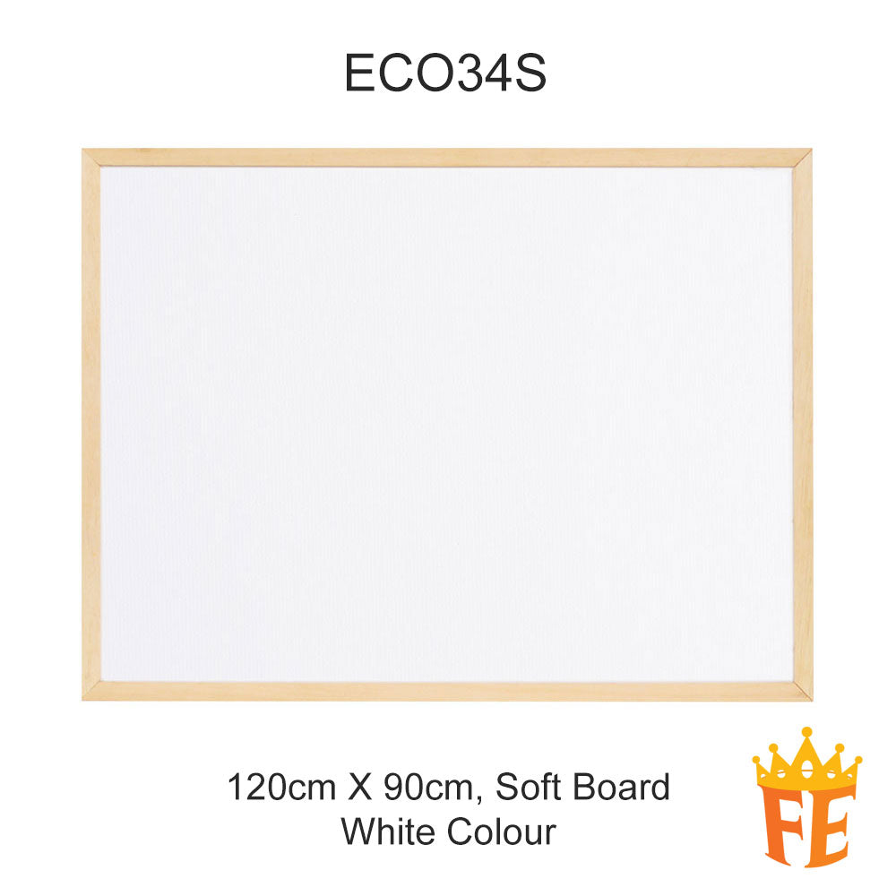 Eco Wooden Frame Wall Mounted Notice Board All Material & Size