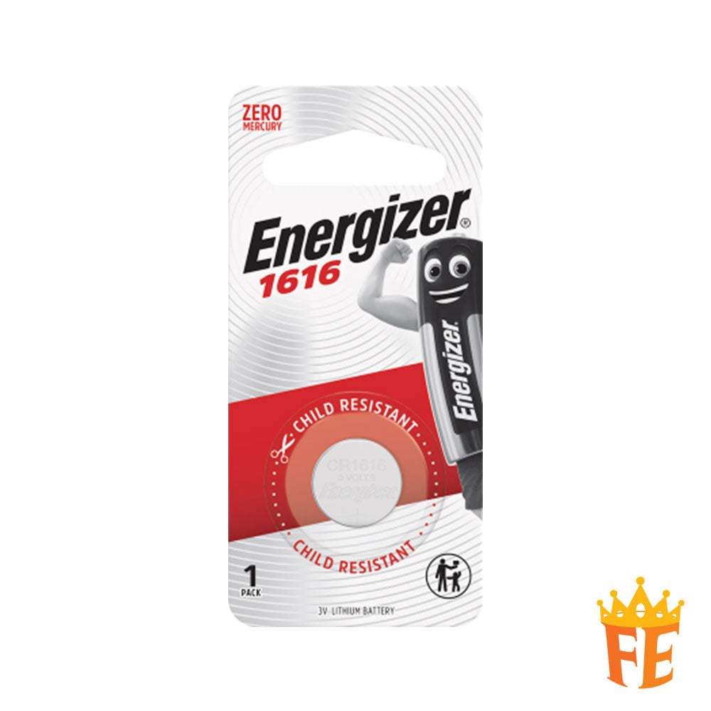 Energizer Lithium Coin 2016 / 2025 / 2032 / 1616 / 1632