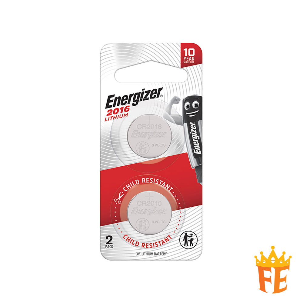 Energizer Lithium Coin 2016 / 2025 / 2032 / 1616 / 1632