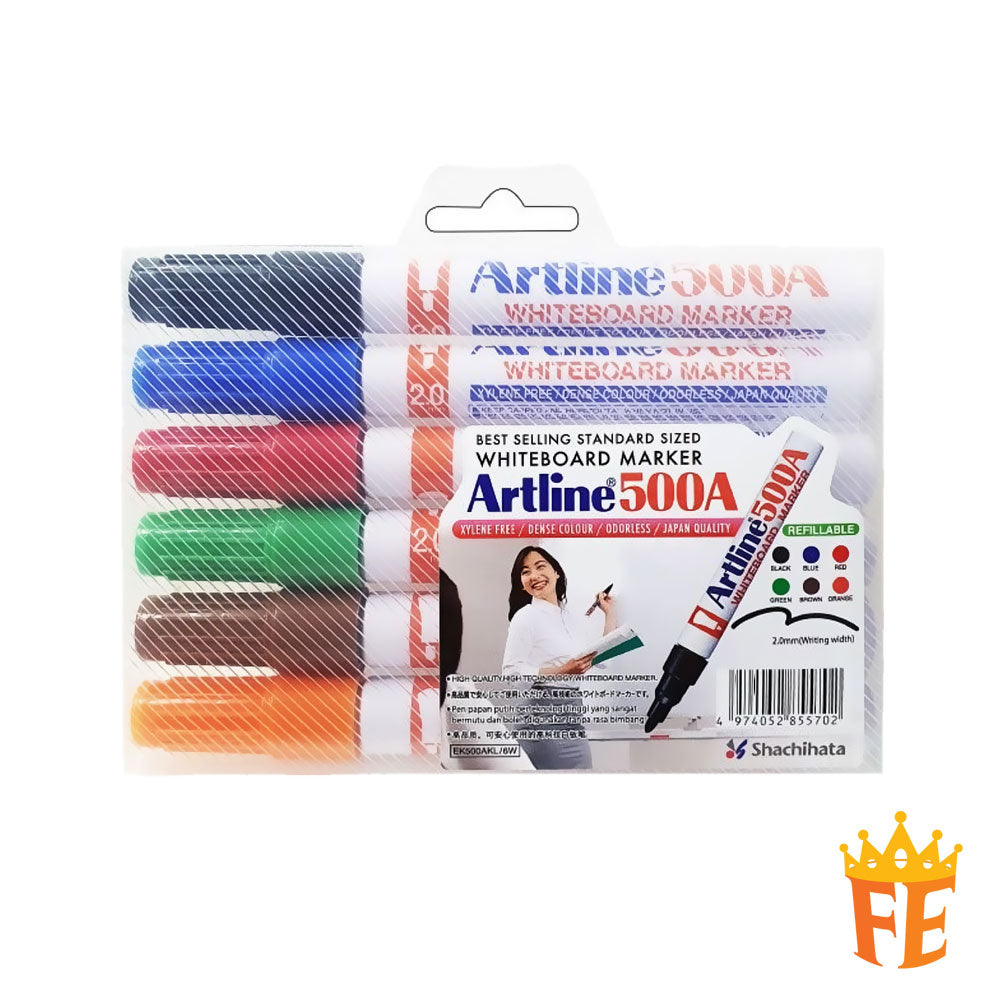 Artline Standard Whiteboard Marker Ek-500A / Ek-509A All Colour