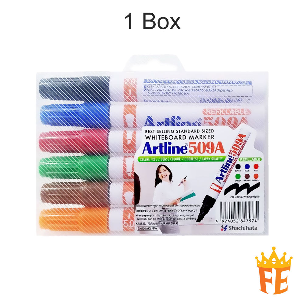 Artline Standard Whiteboard Marker Ek-500A / Ek-509A All Colour