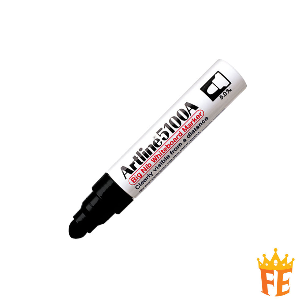 Artline Whiteboard Marker Ek-5100A / Ek-5109A Big Tip All Colour