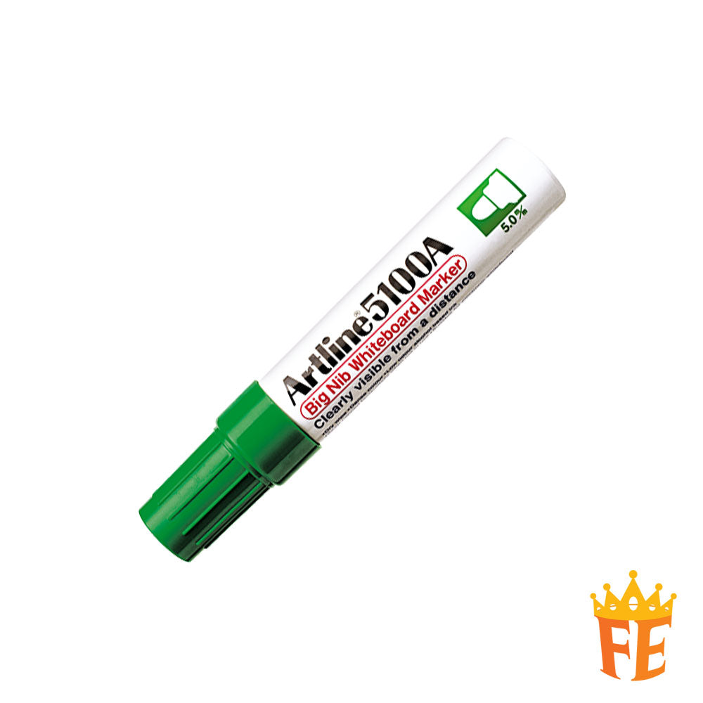 Artline Whiteboard Marker Ek-5100A / Ek-5109A Big Tip All Colour