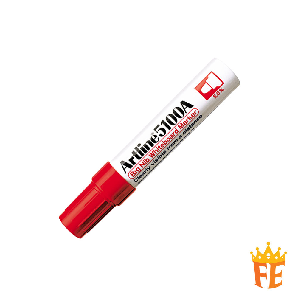 Artline Whiteboard Marker Ek-5100A / Ek-5109A Big Tip All Colour