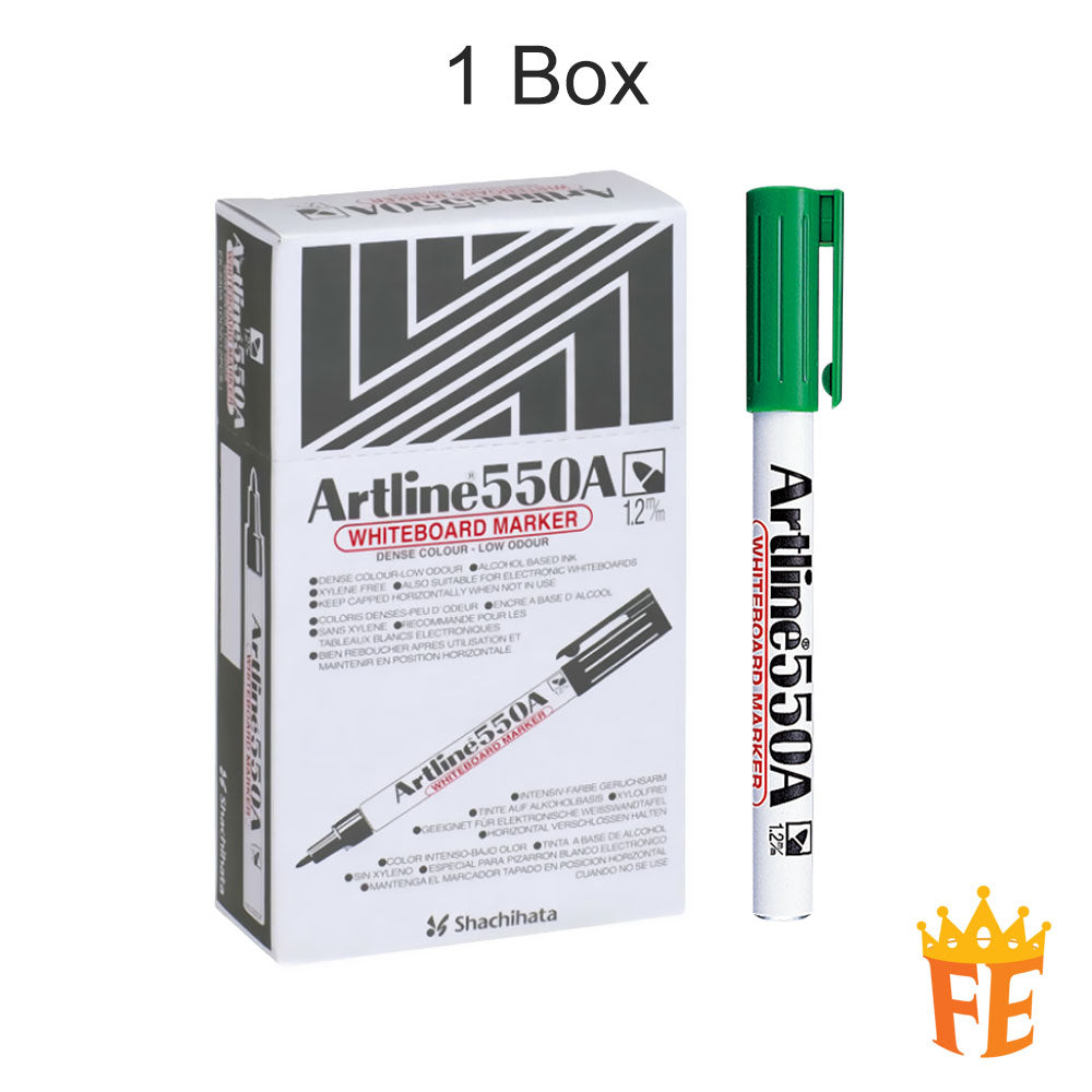 Artline Whiteboard Marker Ek-550A Fine Tip 1.2mm All Colour