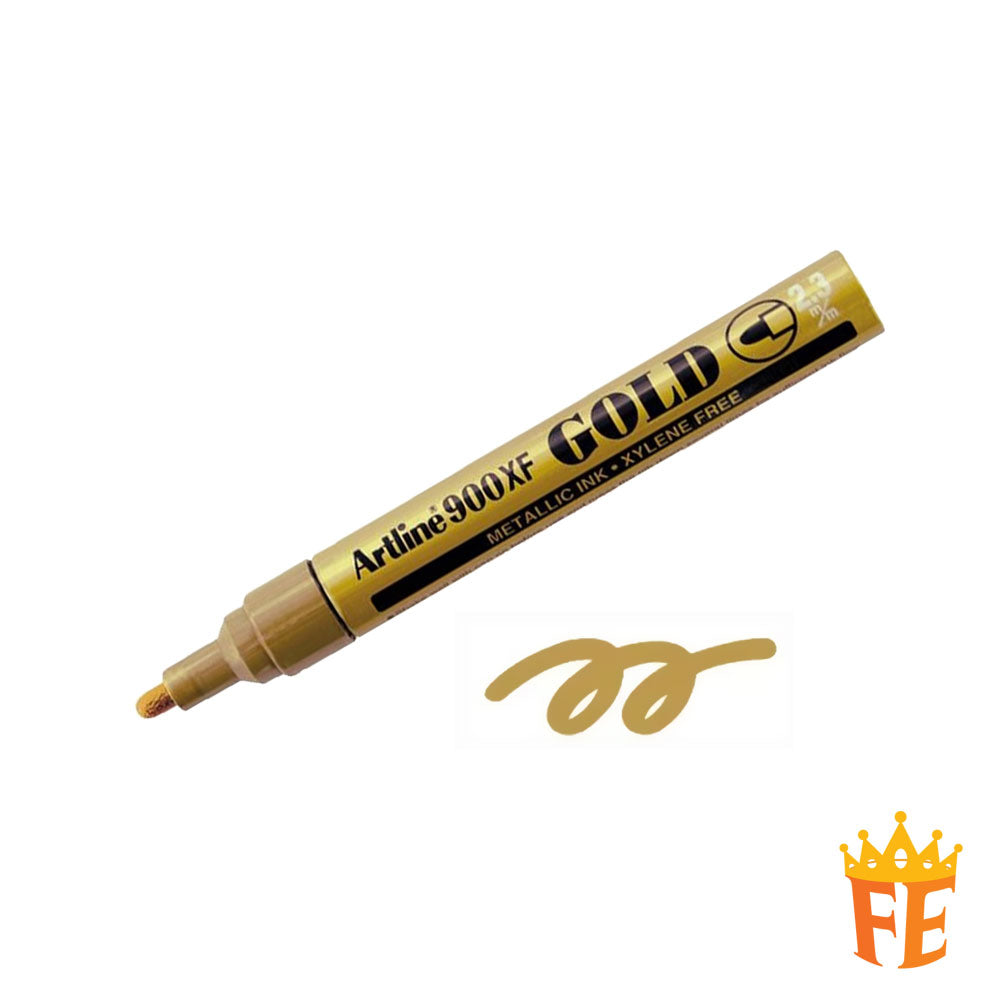 Artline Metallic Marker 990Xf / 900xf Gold / Silver