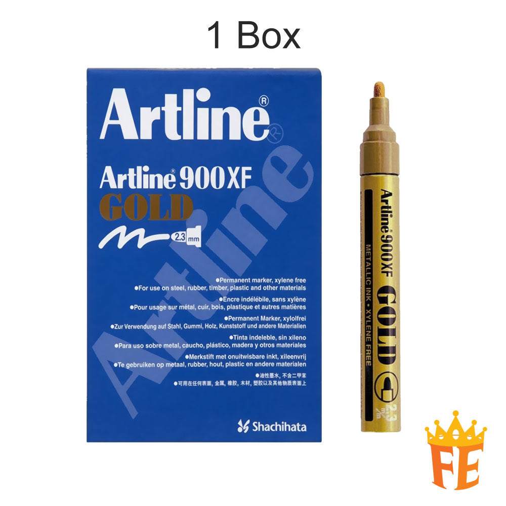 Artline Metallic Marker 990Xf / 900xf Gold / Silver