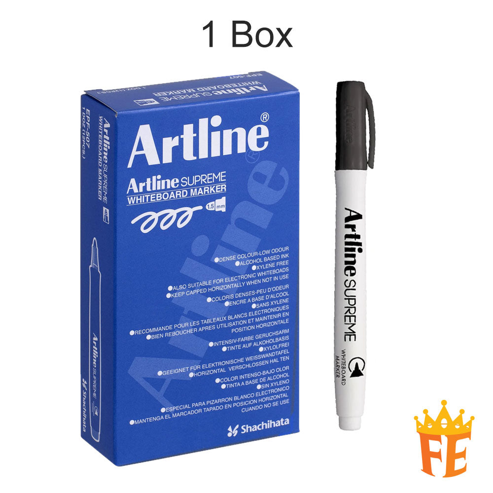 Artline Supreme Whiteboard Marker Epf-507 1.5mm All Colour