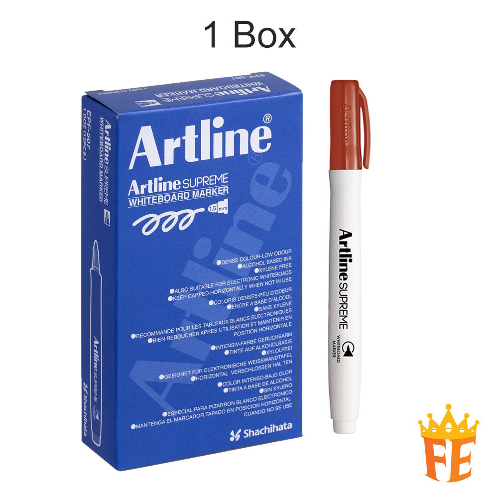 Artline Supreme Whiteboard Marker Epf-507 1.5mm All Colour