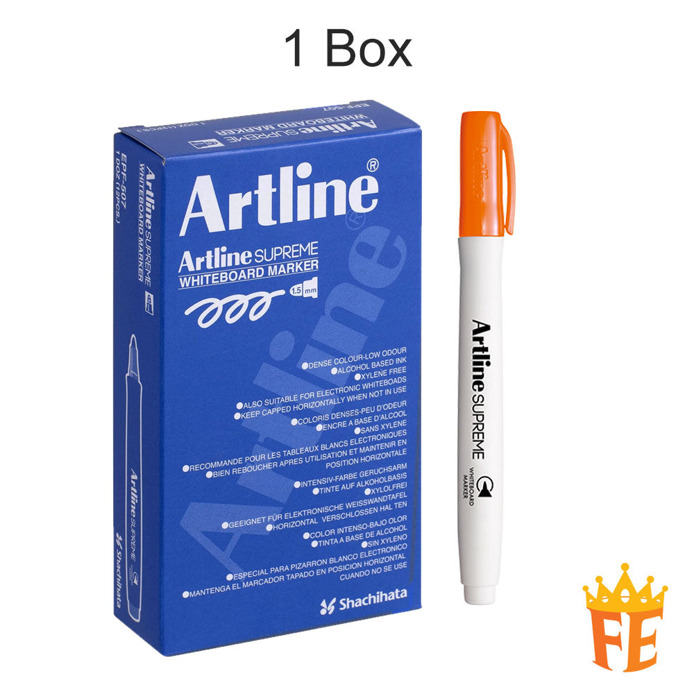 Artline Supreme Whiteboard Marker Epf-507 1.5mm All Colour