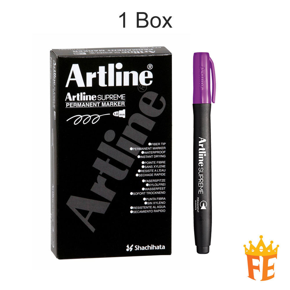 SHACHIHATA Artline Supreme Metallic Marker - 1.0 mm - Metallic Purple