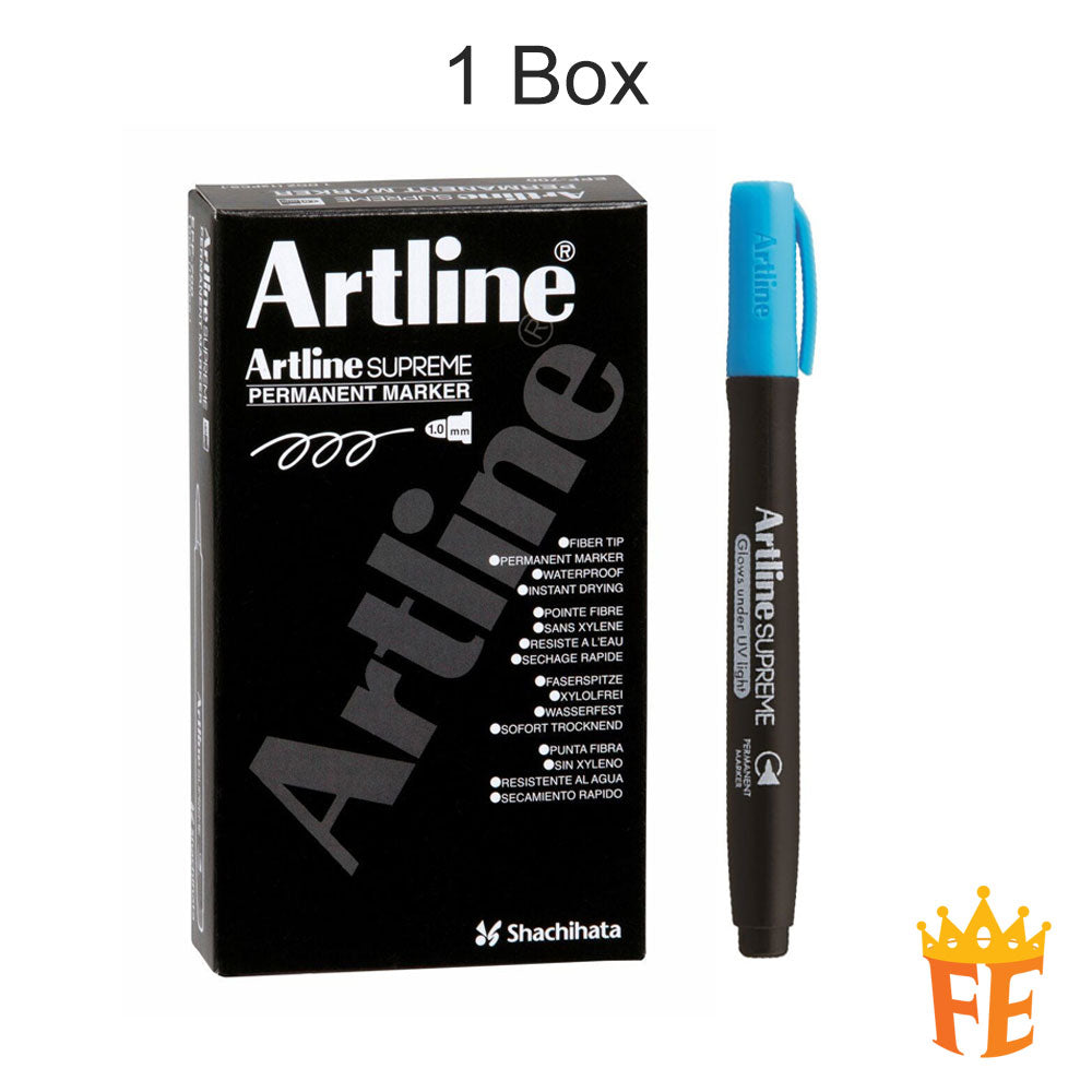 Artline Supreme Permanent Marker Epf-700 1.0mm All Colour