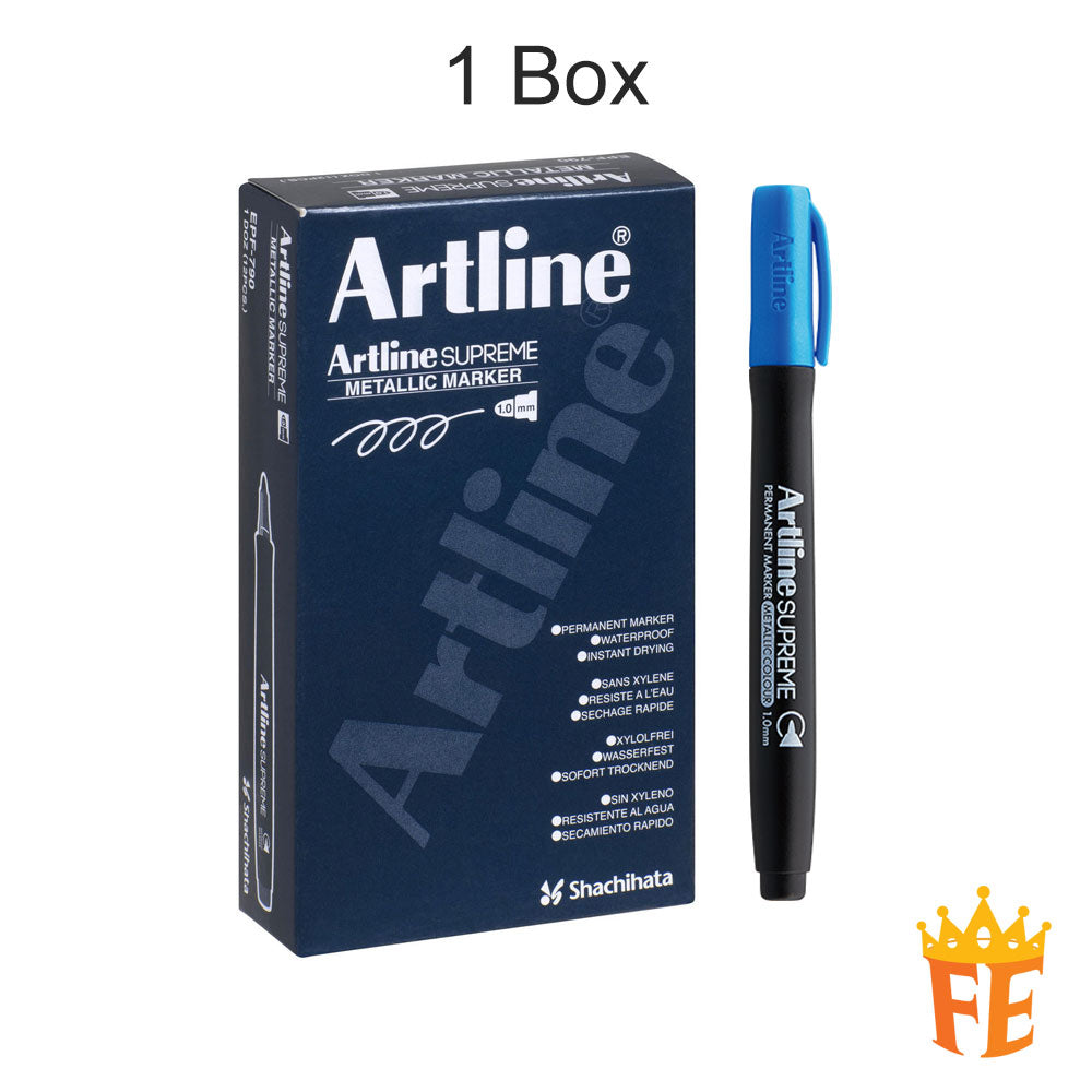 Artline Supreme Metallic Marker Epf-790 1.0mm All Colour