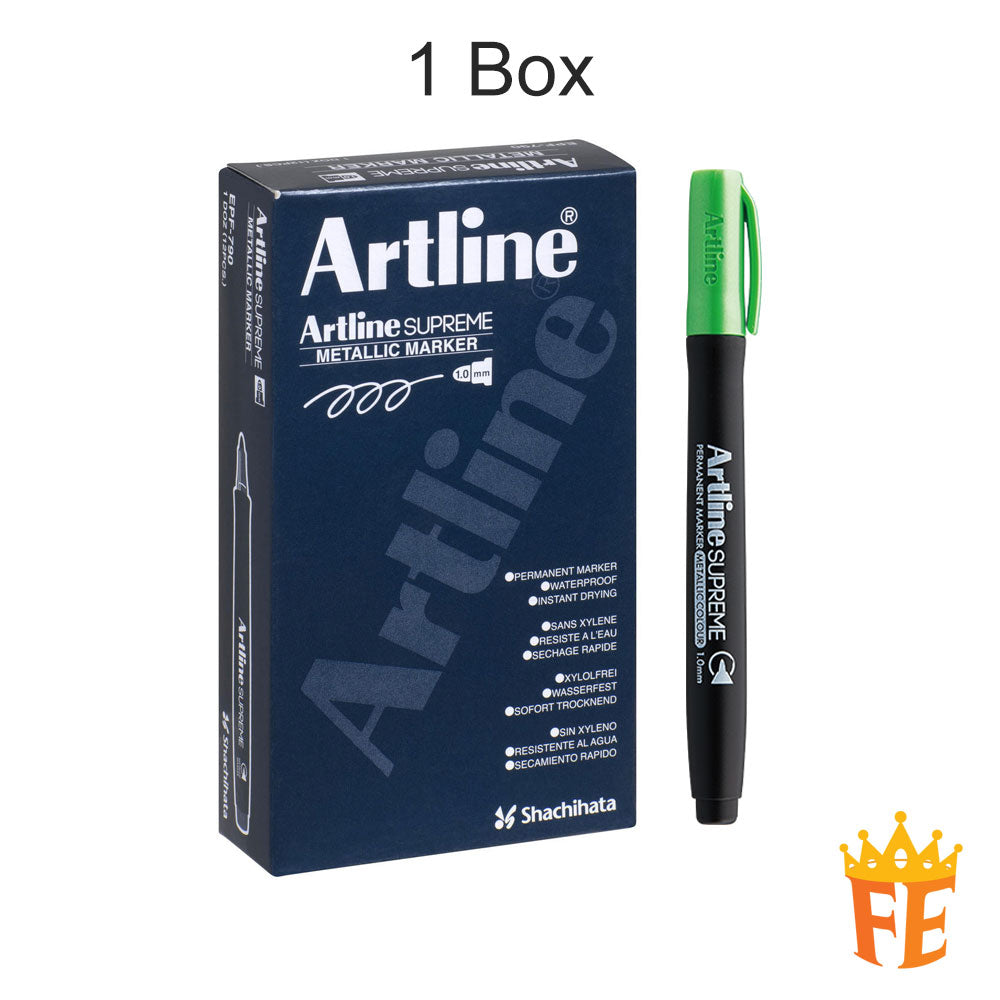 Artline Supreme Metallic Marker Epf-790 1.0mm All Colour