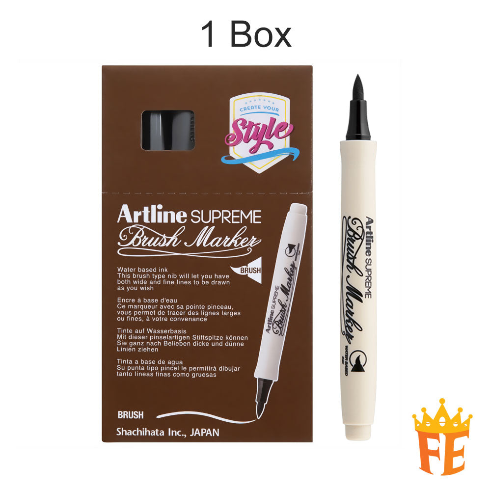 Artline Supreme Brush Tip Marker Multi Colour