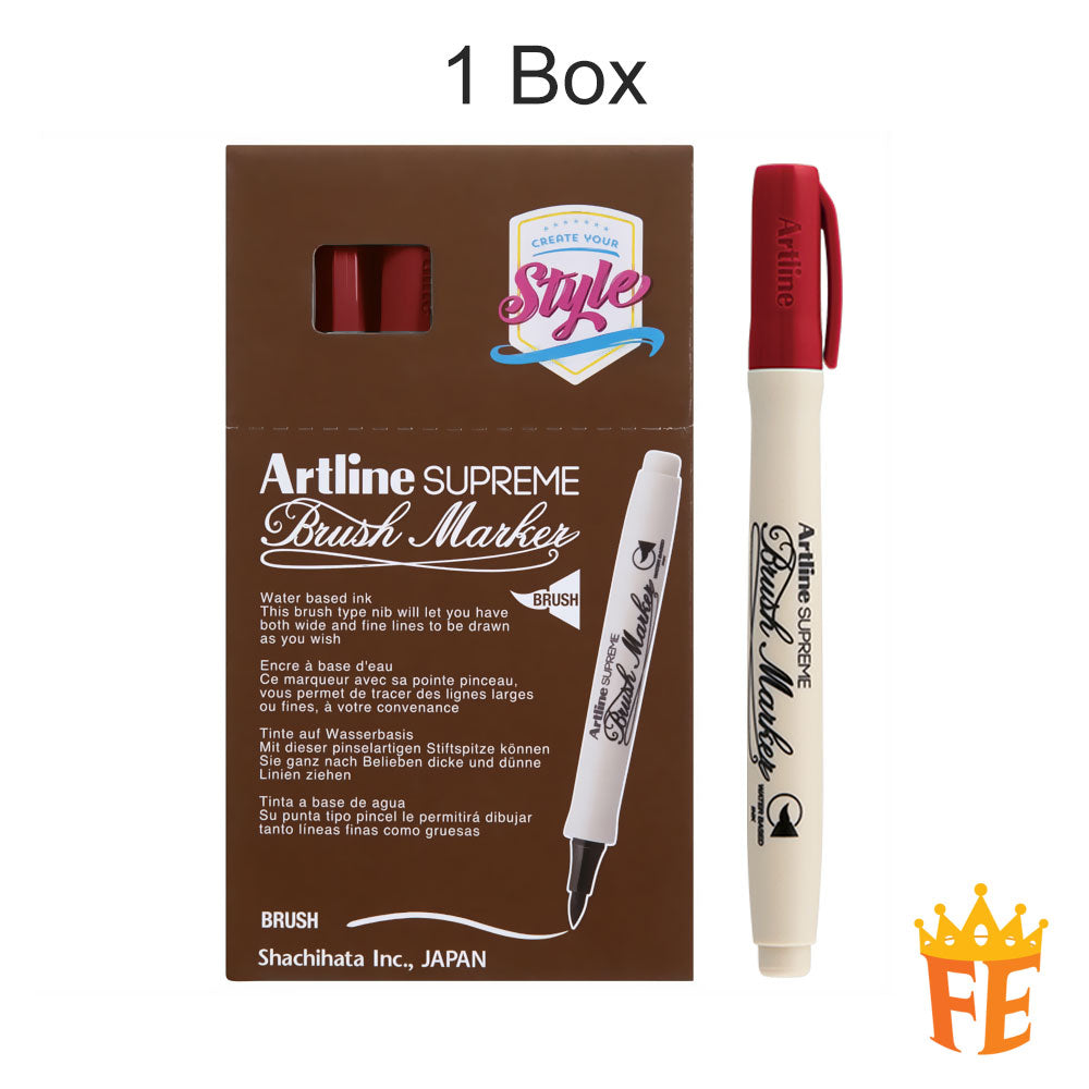 Artline Supreme Brush Tip Marker Multi Colour