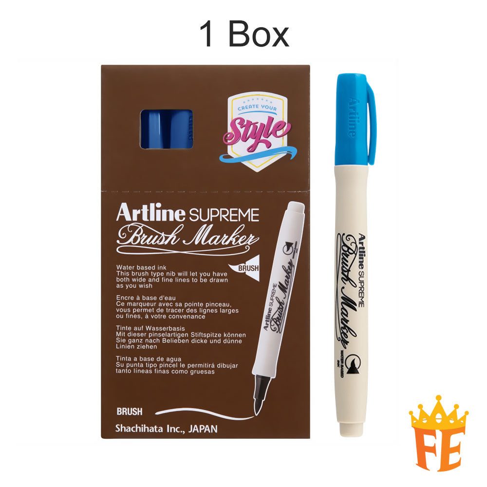 Artline Supreme Brush Tip Marker Multi Colour