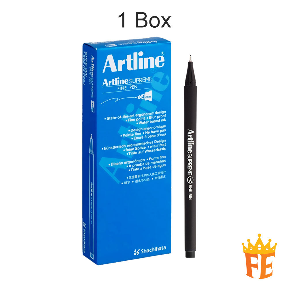 Artline Supreme Fine Pen 0.4mm All Colour