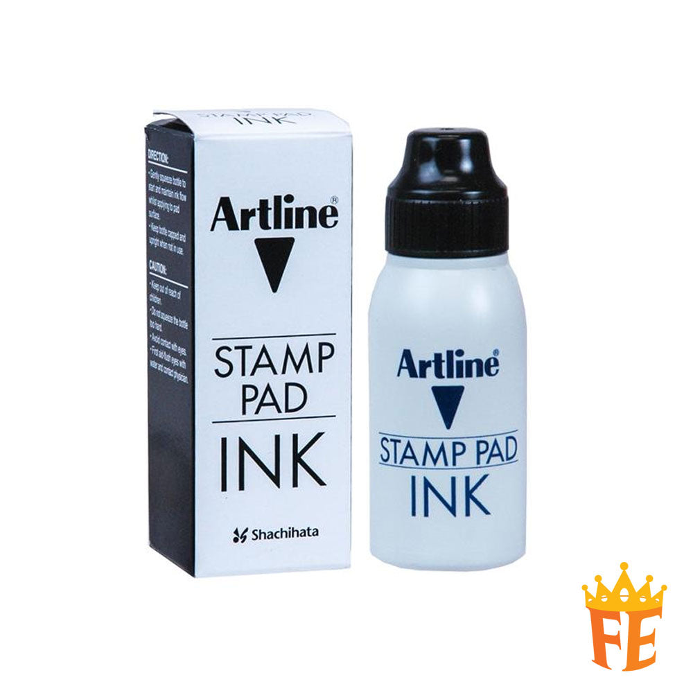Artline Stamp Pad Ink Refill All Colour