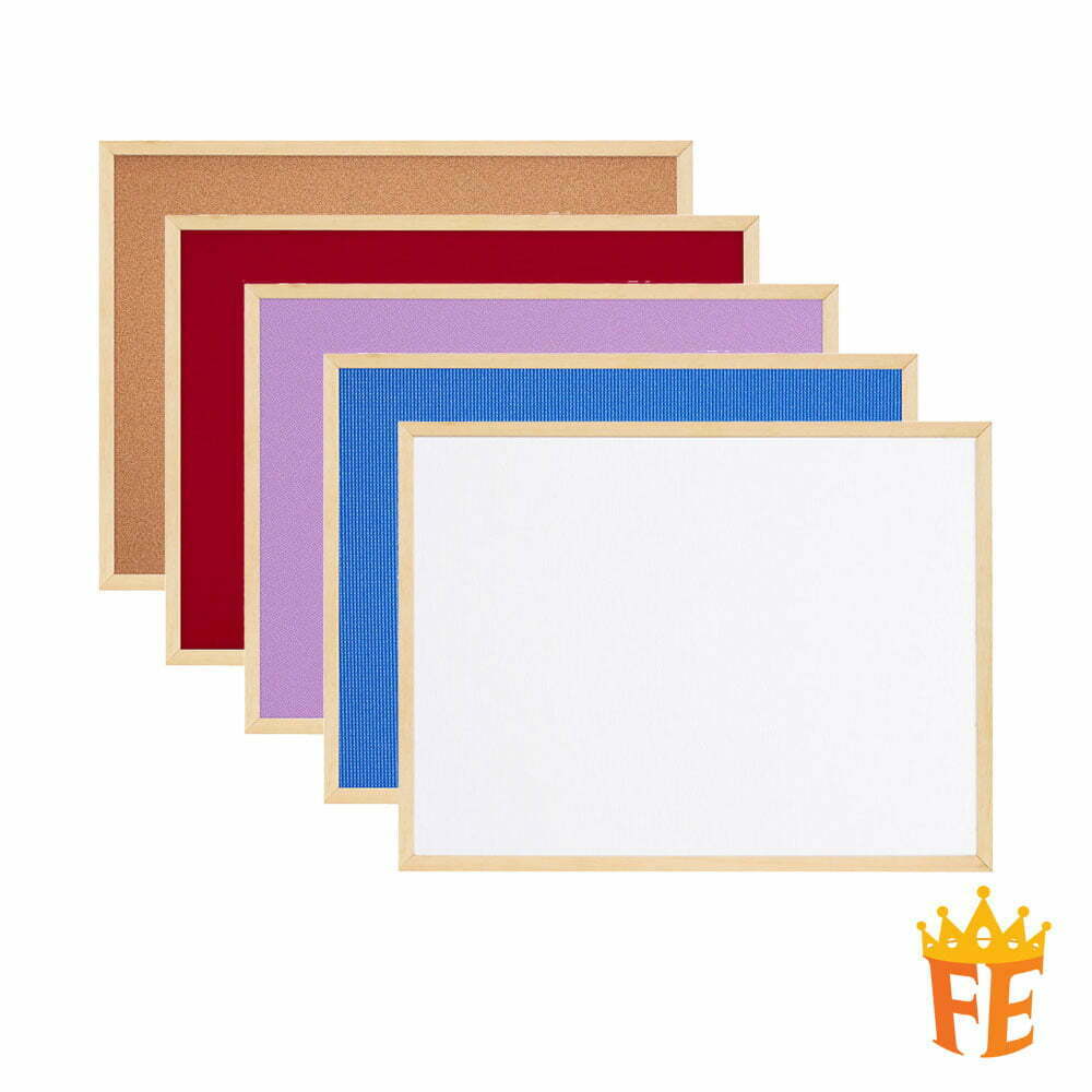 Eco Wooden Frame Wall Mounted Notice Board All Material & Size