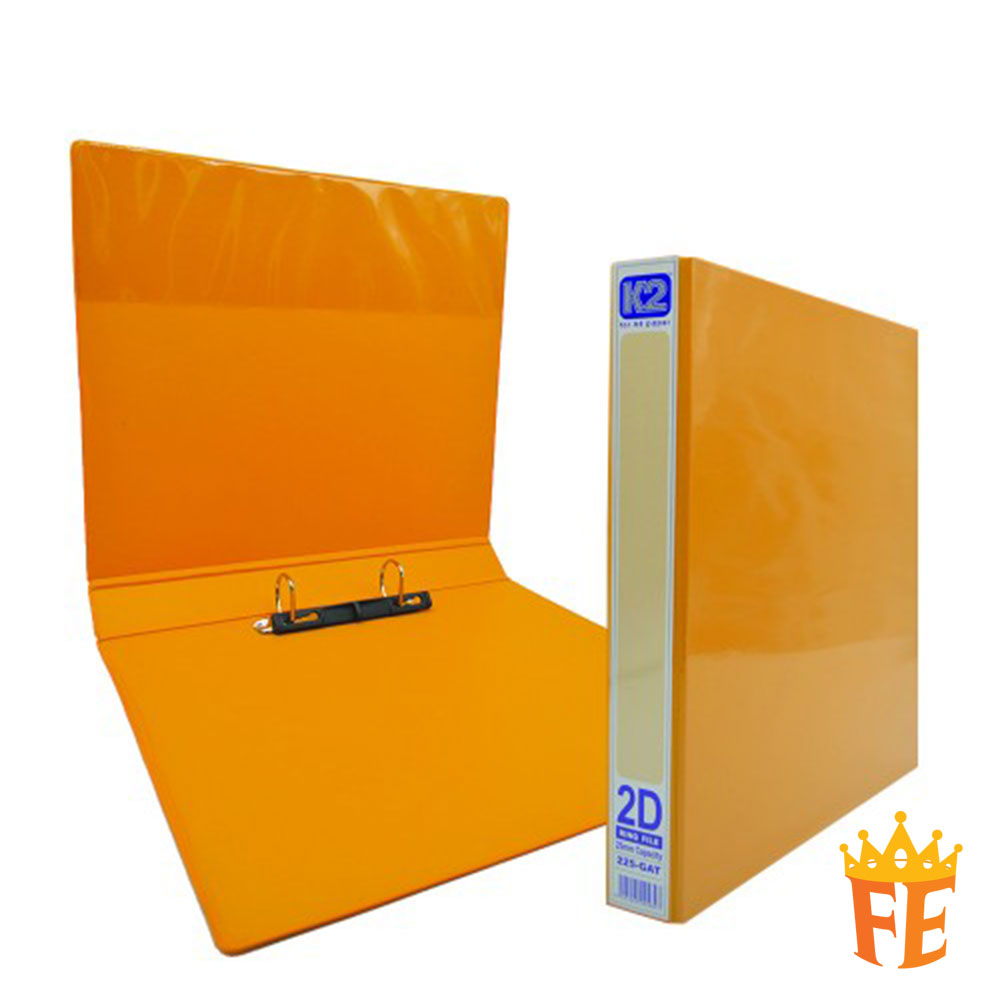 K2 Glued On File GAT Ring Binder With Transparency Cover / Fancy Colour A4 25 / 40 / 50mm , 2D / 3D / 4D