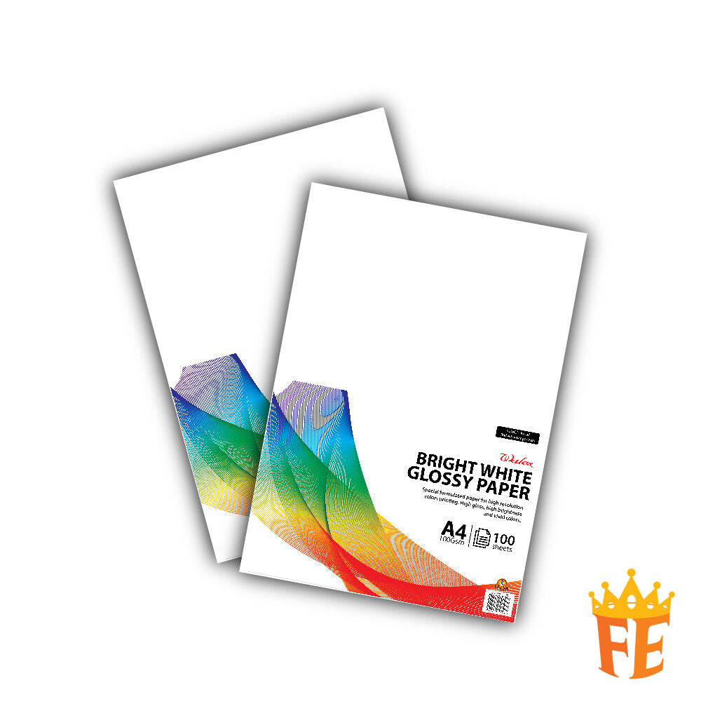 Art Card / Paper / Sticker 100 Sheets 100g / 128g / 157g / 230gsm / A4 / A3