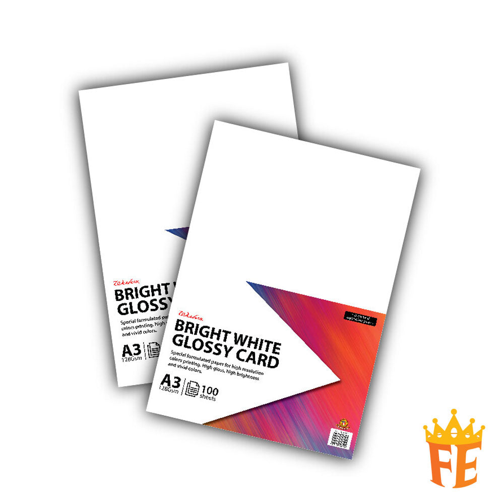 Art Card / Paper / Sticker 100 Sheets 100g / 128g / 157g / 230gsm / A4 / A3