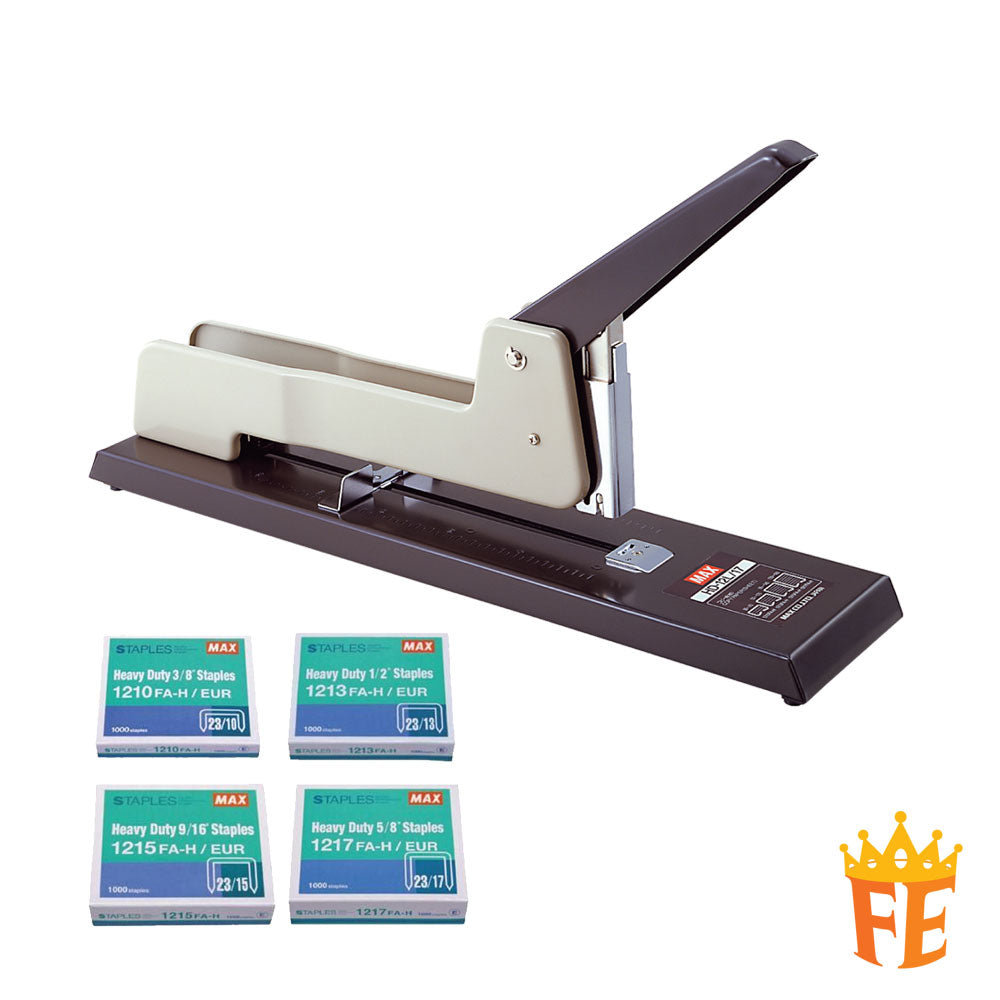 Max Heavy Duty Stapler Hd-12L/17 Long Arm 128 Sheets (80gsm)