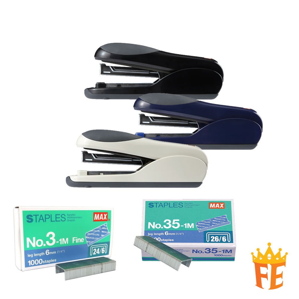 Max Flat Clinch Stapler Hd-50Df 24 Sheets (80gsm)