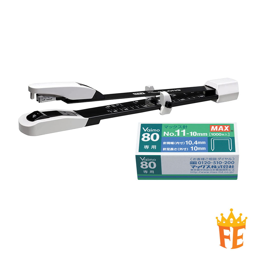 Max Flat Clinch Stapler Hd-11Db Long Arm 32 Sheets (80gsm)