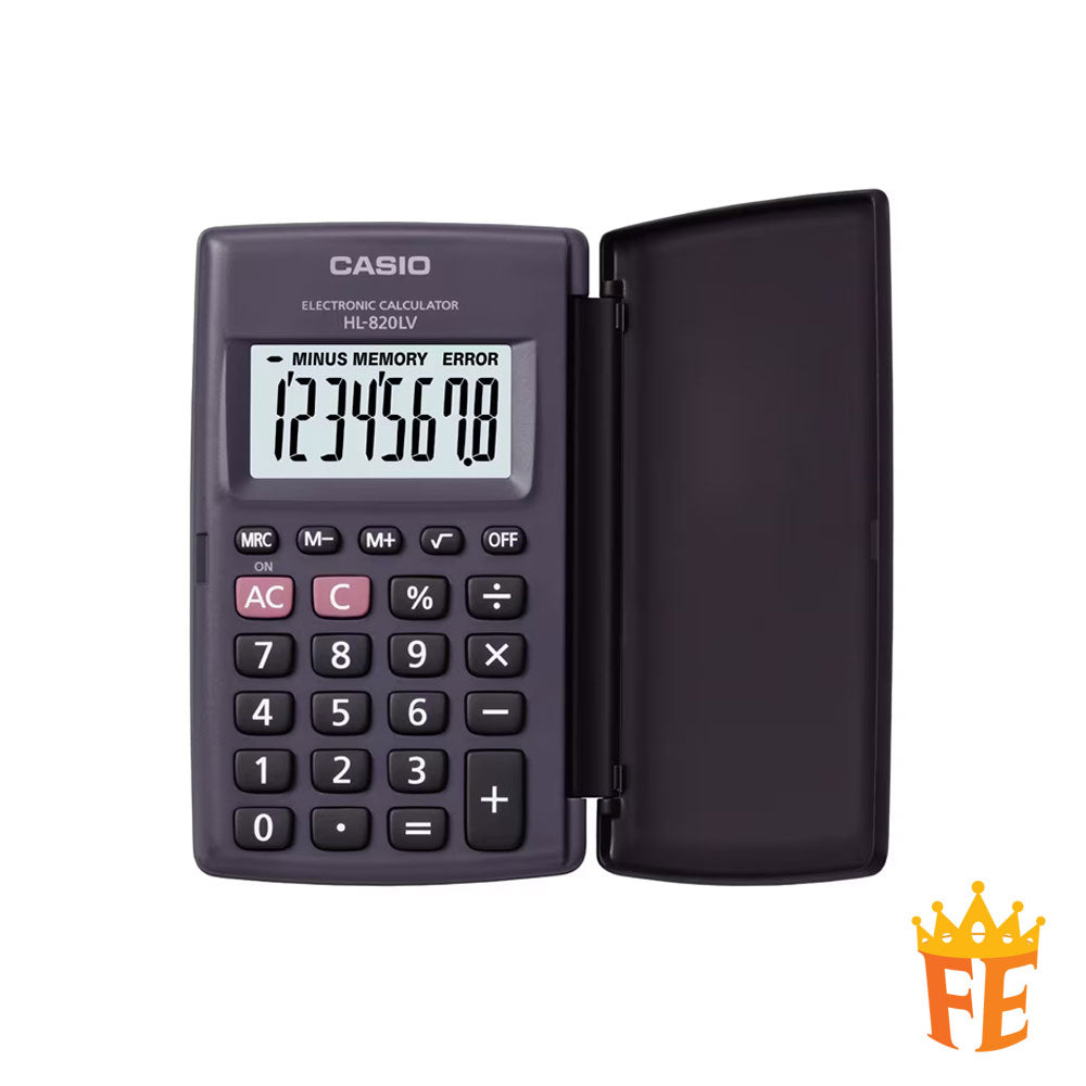 Casio Portable Calculator 8 Digits HL-820LV