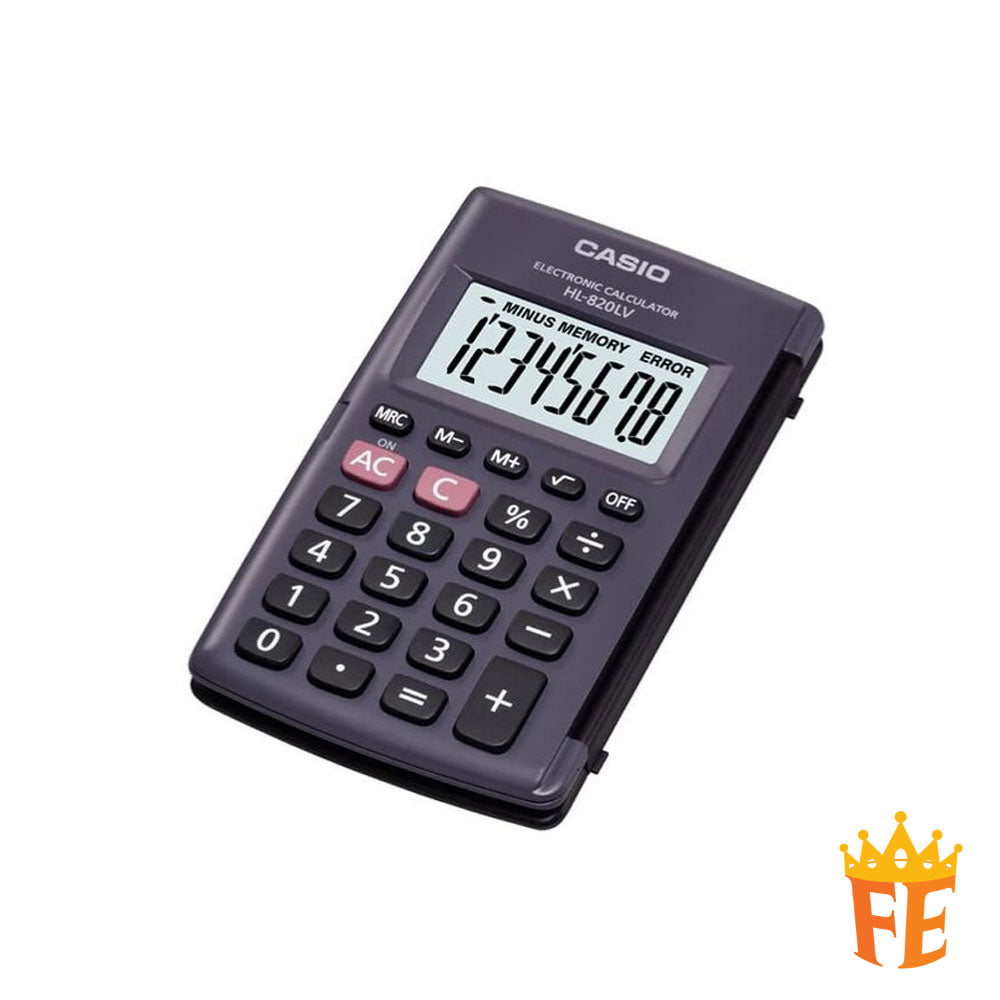 Casio Portable Calculator 8 Digits HL-820LV