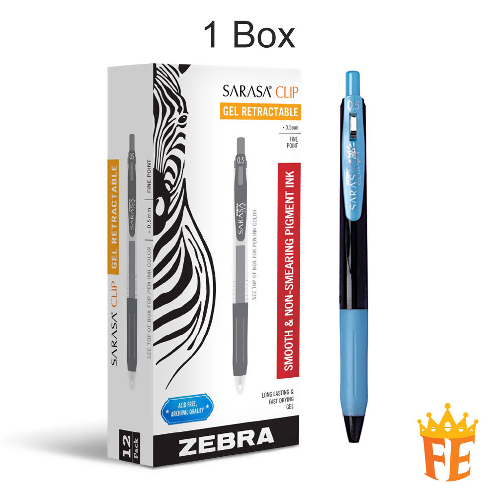 Artline Zebra Sarasa Decoshine Clip Gel 0.5mm All Colour