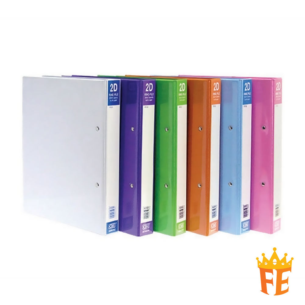 K2 Glued On File GAT Ring Binder With Transparency Cover / Fancy Colour A4 25 / 40 / 50mm , 2D / 3D / 4D