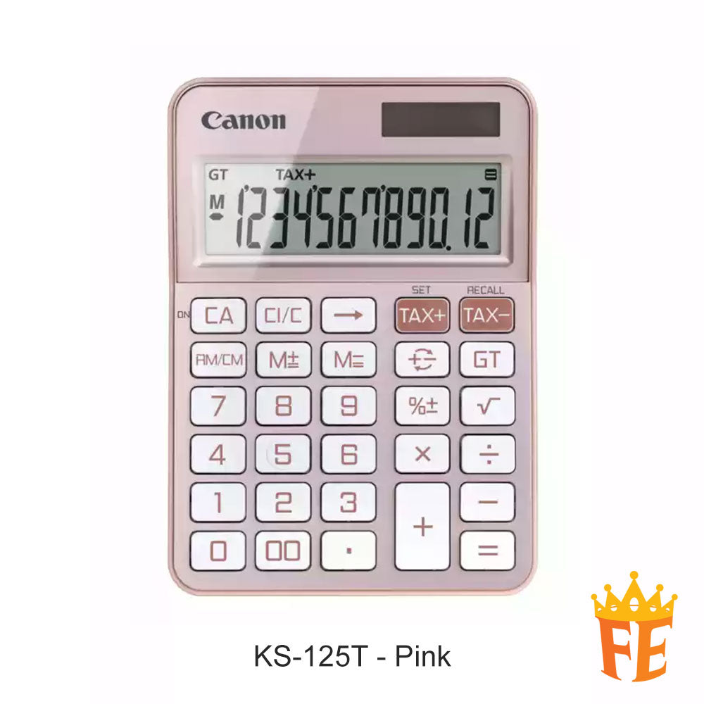 Canon Calculator Desktop 12 Digits KS-125T Series