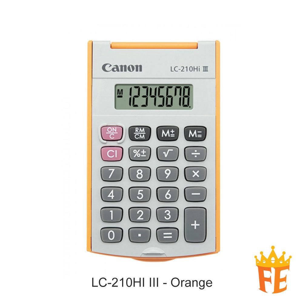 Canon Calculator Pocket Size (Handheld) LC-210HI III Series