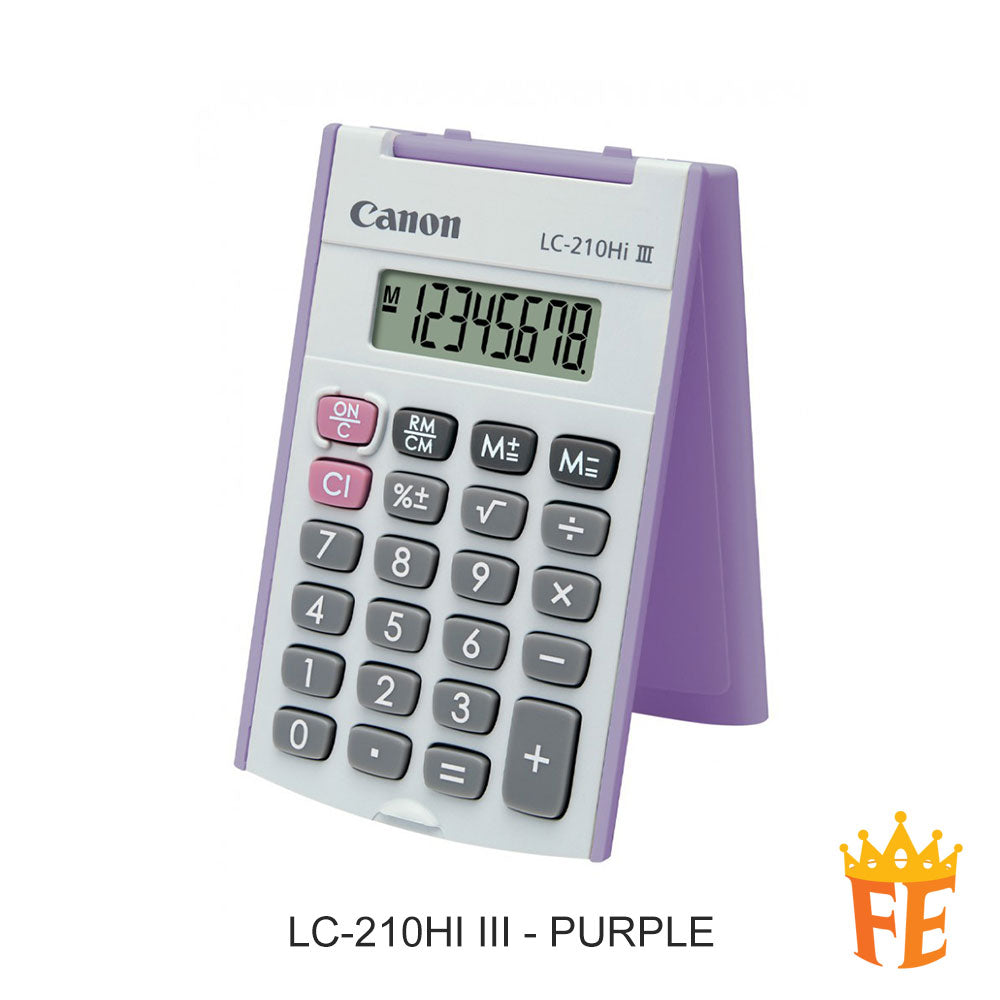 Canon Calculator Pocket Size (Handheld) LC-210HI III Series