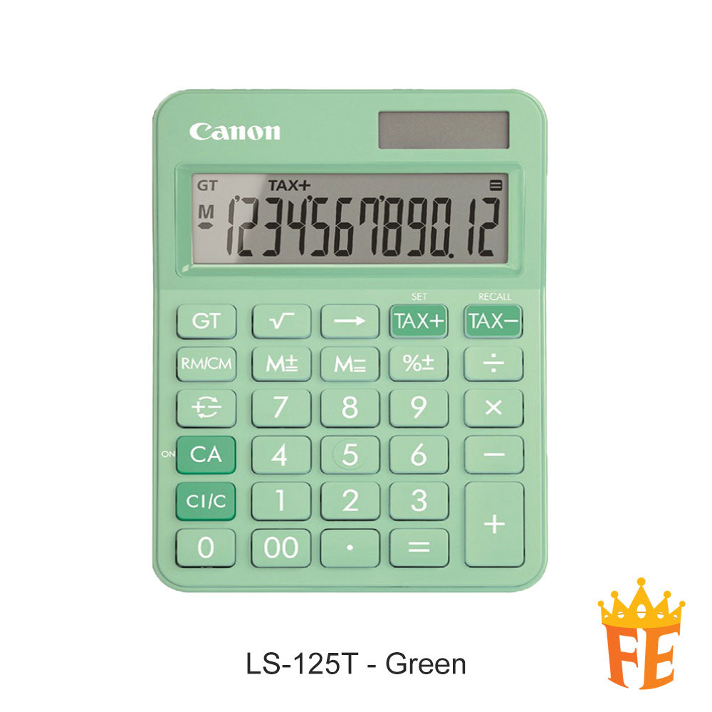 Canon Calculator Desktop 12 Digits LS-125T Series