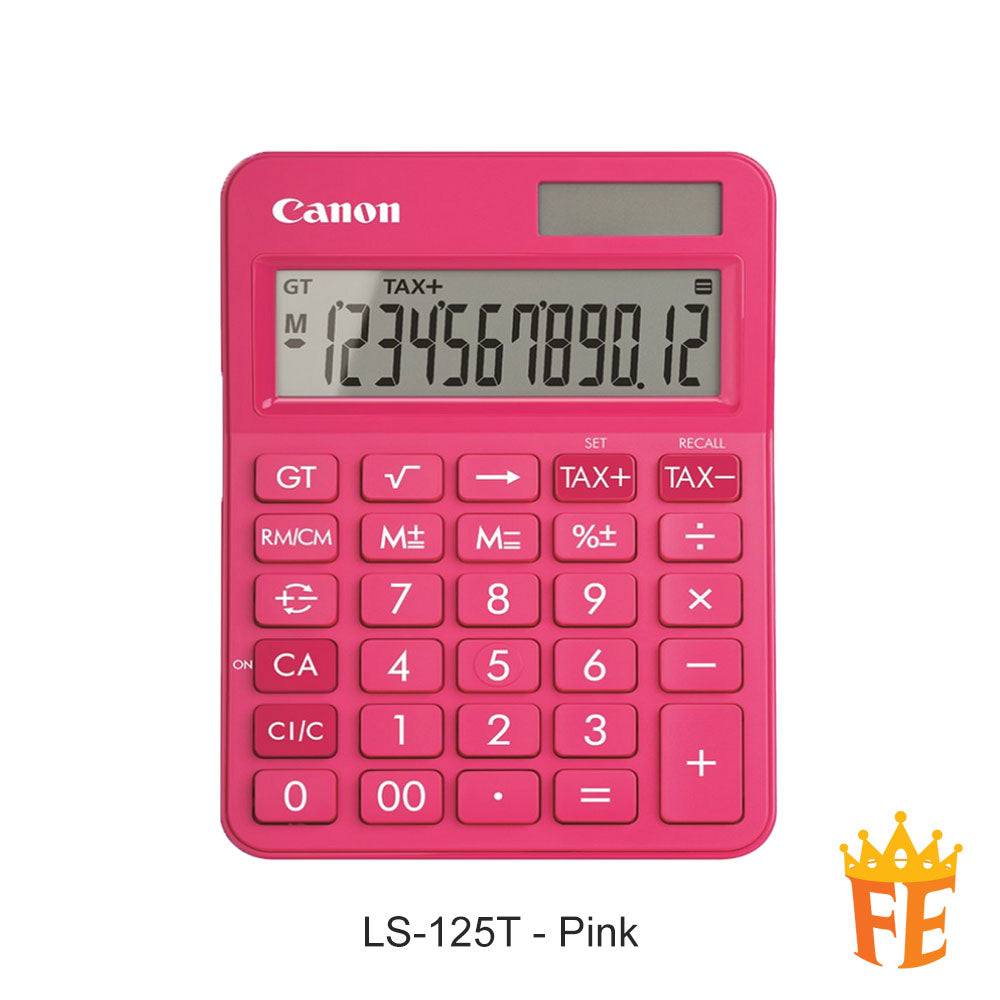 Canon Calculator Desktop 12 Digits LS-125T Series