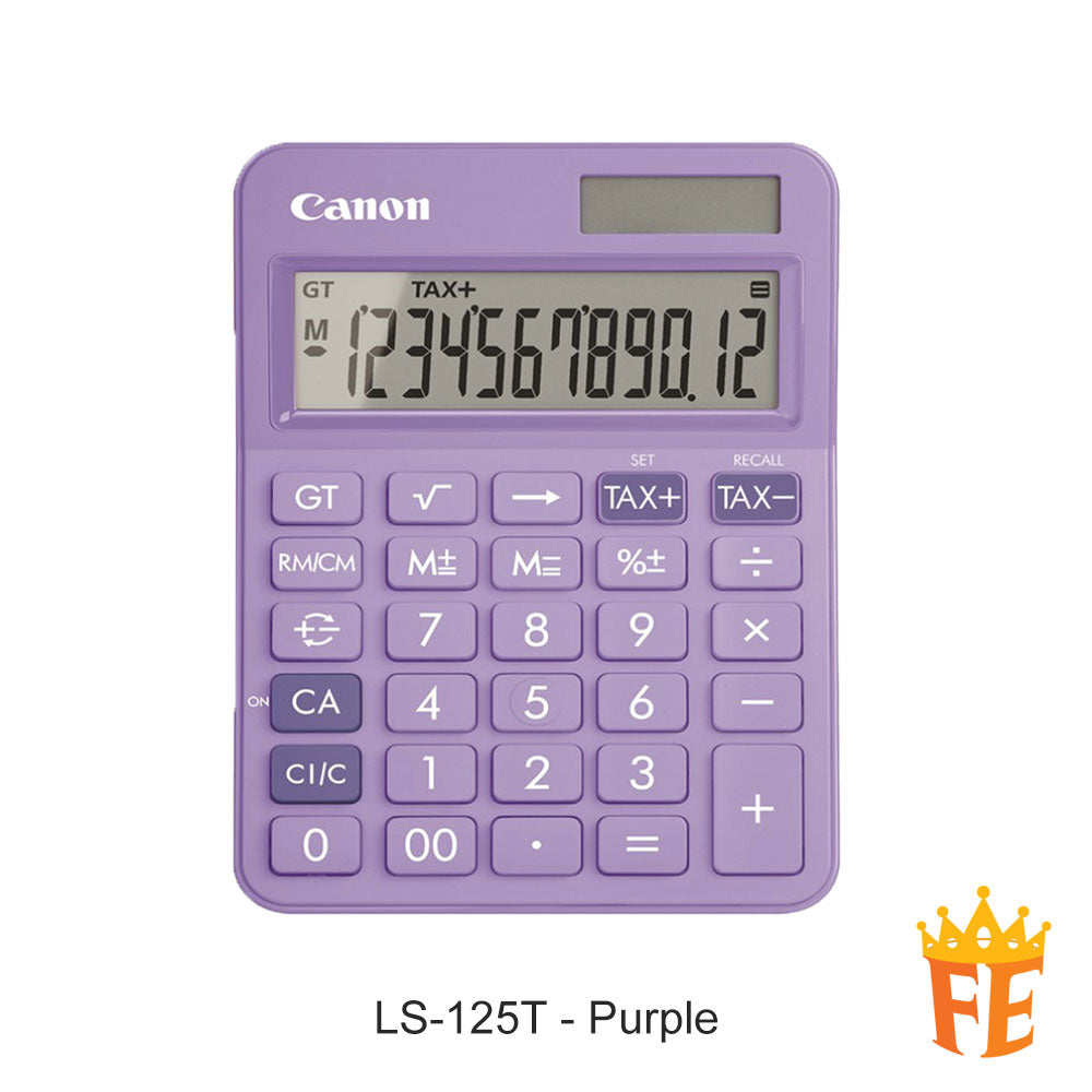 Canon Calculator Desktop 12 Digits LS-125T Series