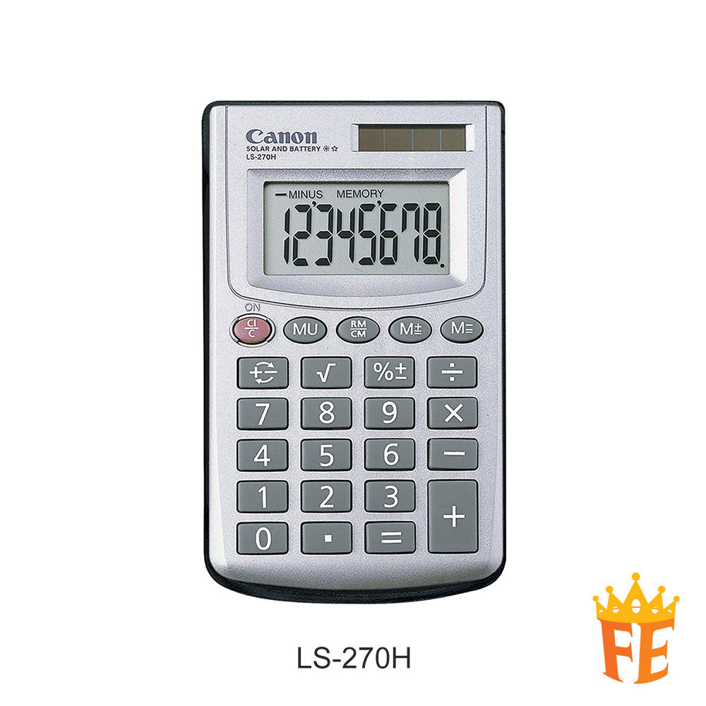 Canon Calculator Pocket Size (Handheld) LS-270H