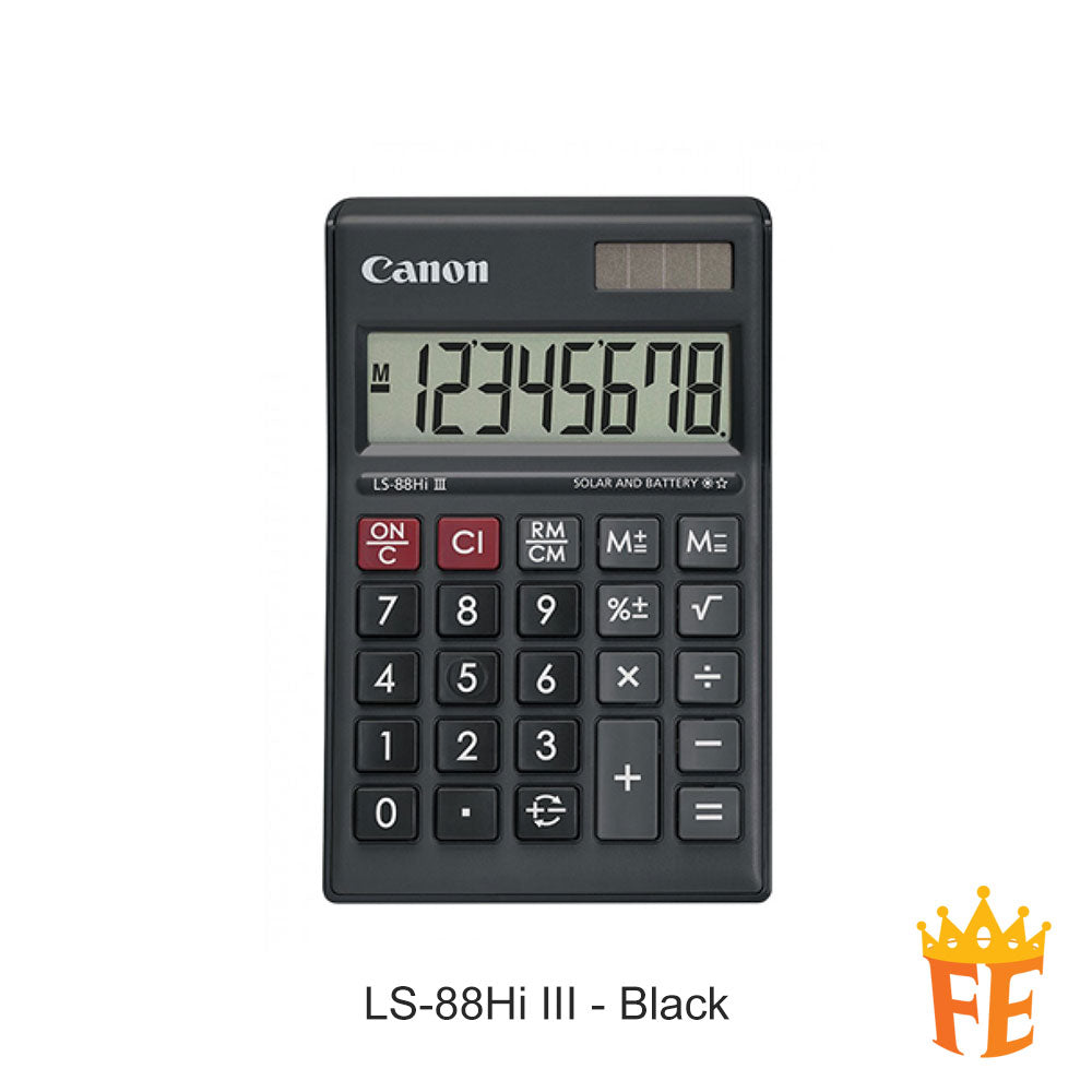 Canon Calculator Desktop 8 Digits LS-88Hi III Series