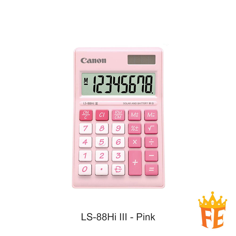 Canon Calculator Desktop 8 Digits LS-88Hi III Series