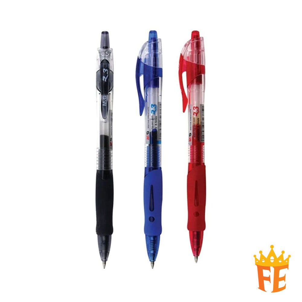 M & G R3 Gel Ink 0.5 Agp02372 Black / Blue / Red