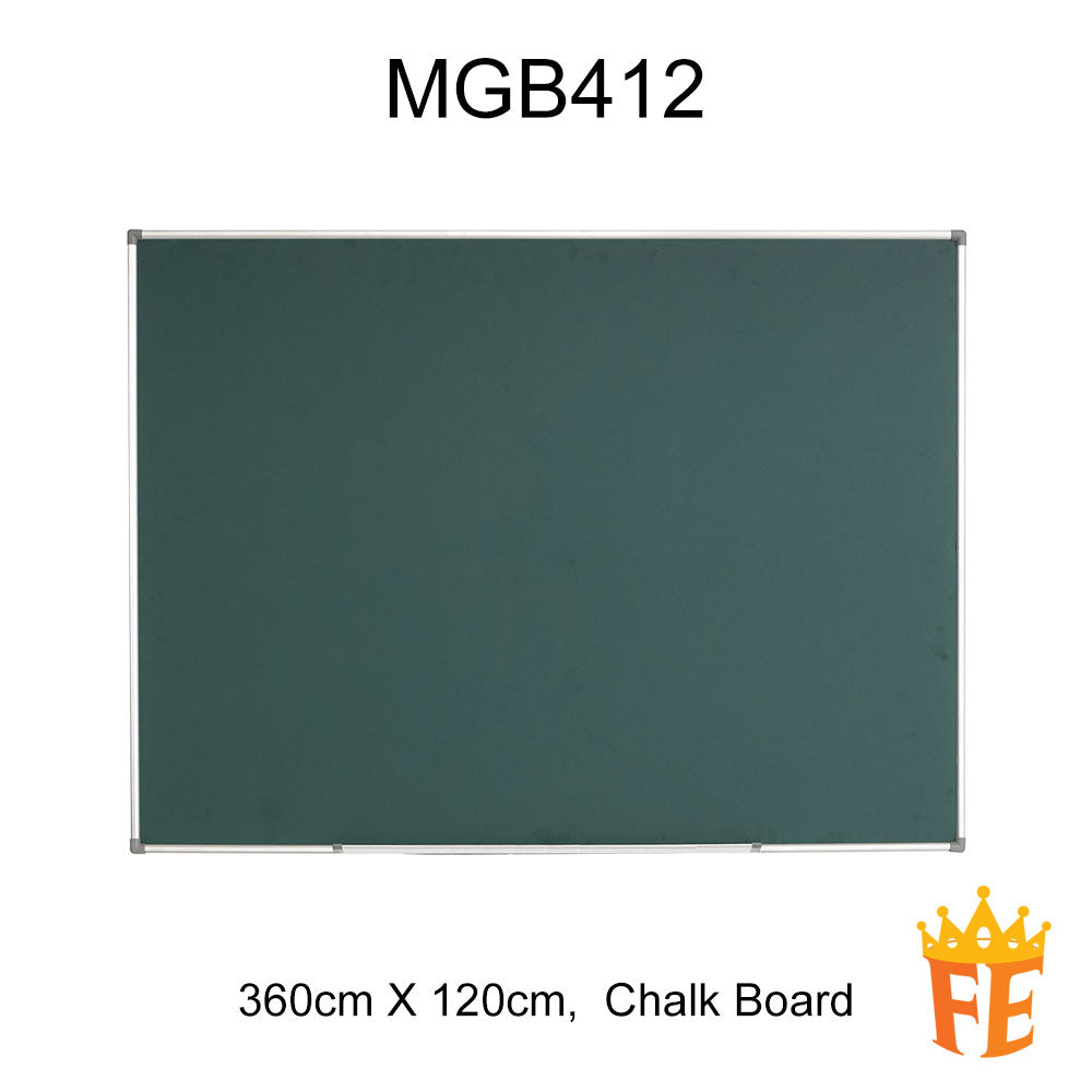 Aluminium Frame Magnetic Green Chalk Board / Chalk Blackboard All Size & Stand