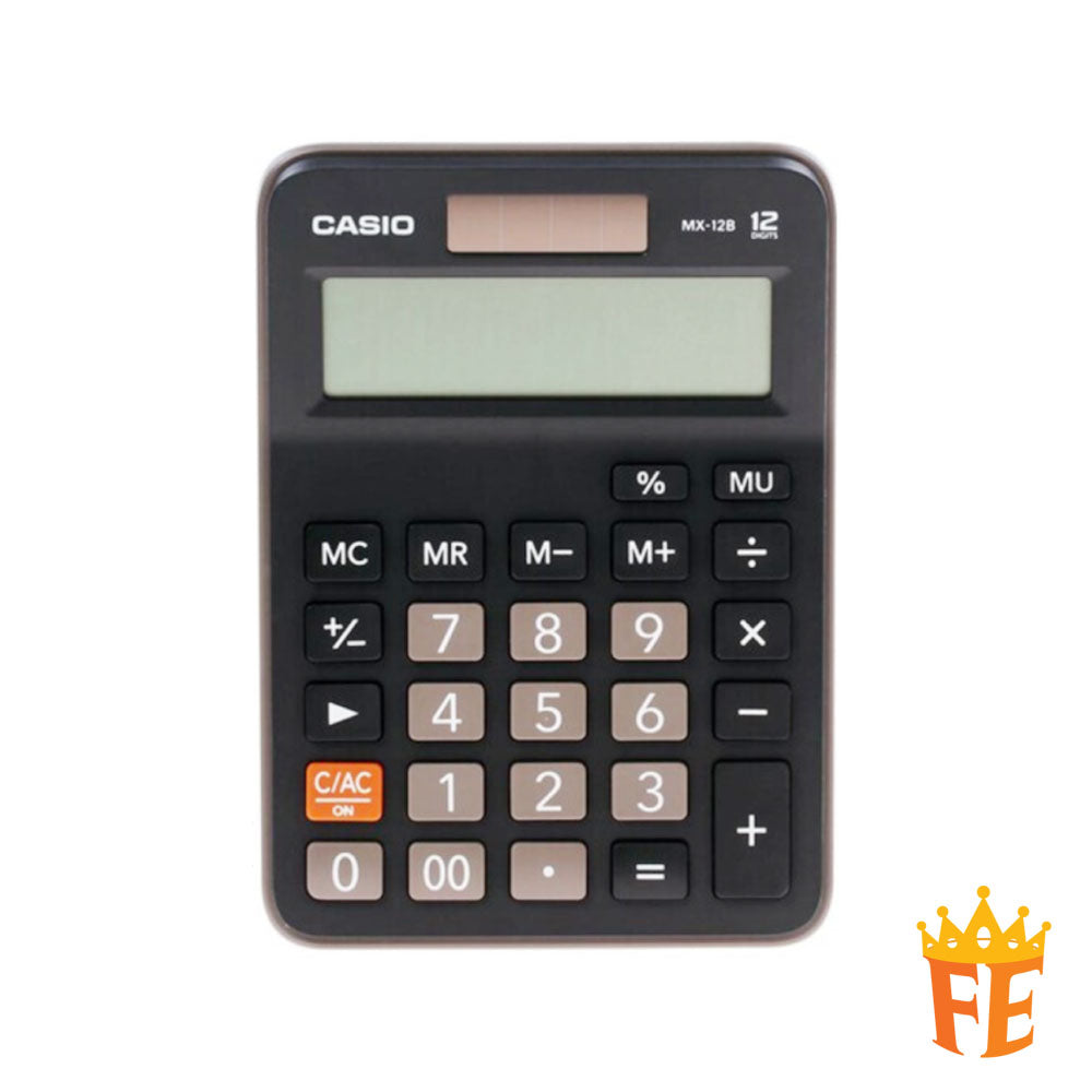 Casio Mini Desk Calculator 12 Digits MX-12B