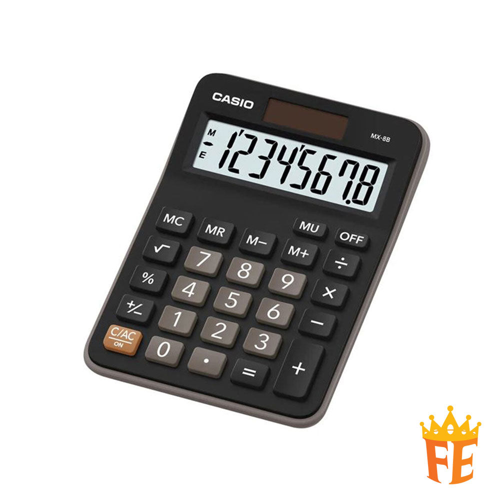 Casio Mini Desk Calculator 8 Digits MX-8B