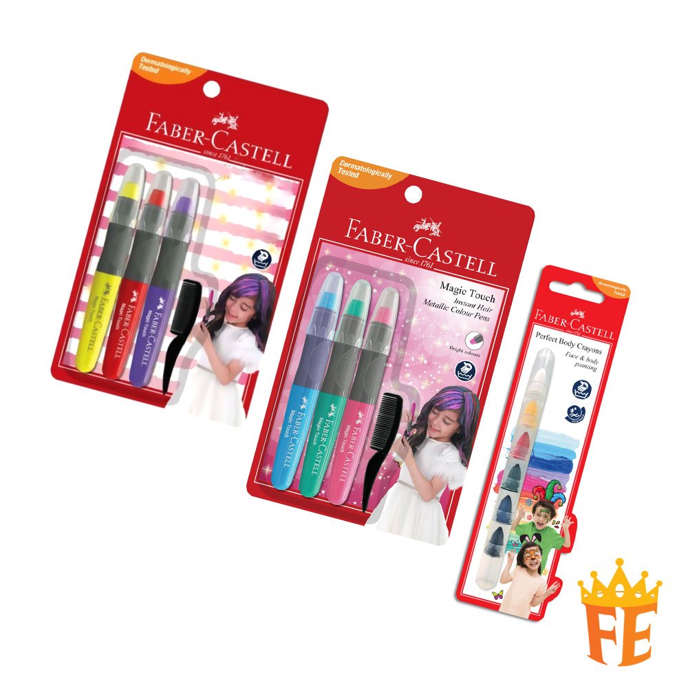 Faber Castell Perfect Face & Body Crayons 3 / 6 Colour