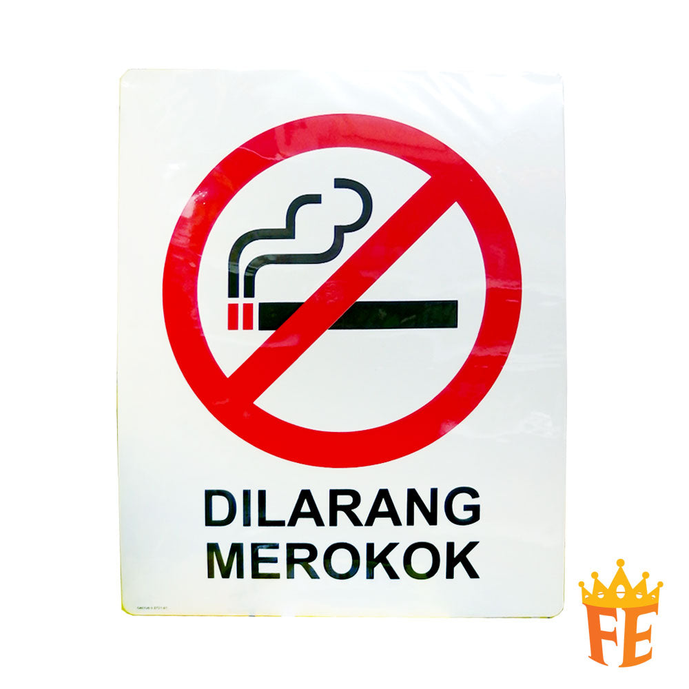 No Smoking 40 X 50cm ( Plastic ) 2721