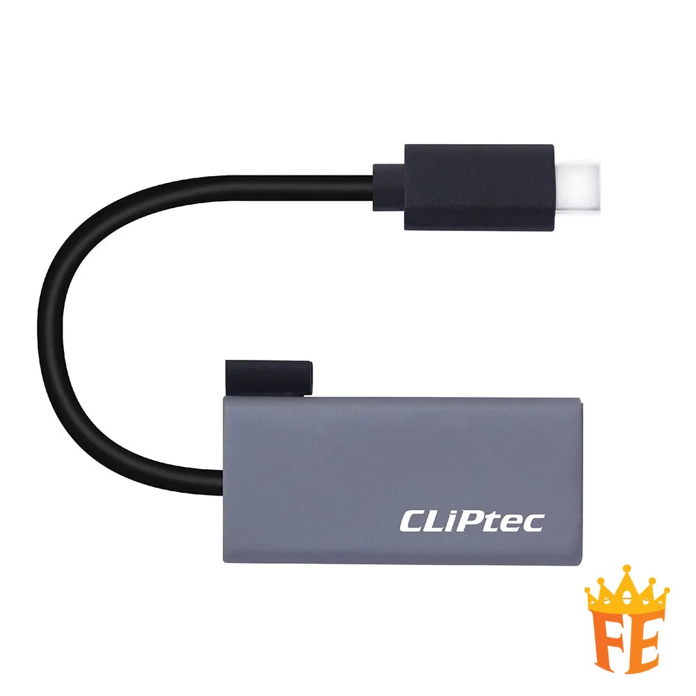 CLiPtec Type-C to VGA Adapter Grey OCD-650